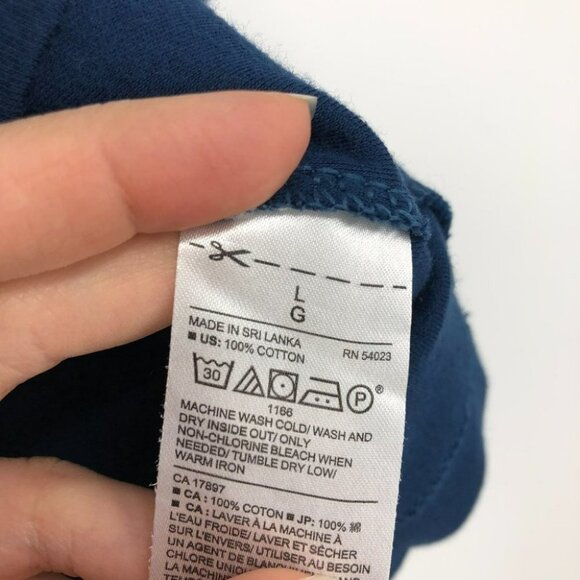 Banana Republic Dress Polo navy with yellow grey stripe men’s Large - Picture 10 of 15